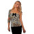 WOMENS LUCKY 13 CRAWLIN LEOPARD SUMMER TUBE TOP PUNK GOTH TATTOO SHIRT M L XL