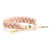 RASTACLAT SACAJAWEA NATURAL PINK BRAIDED SHOELACE WRISTBAND BRACELET JEWELRY