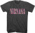 NIRVANA FLORAL LOGO FLOWER ROCK GRUNGE MUSIC GROHL KURT COBAIN T SHIRT S-2XL
