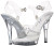 ELLIE M-JEWEL CLEAR RHINESTONES DANCE PARTY FANCY COSTUME 5" HIGH HEEL SHOES