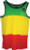AUTHENTIC BOB MARLEY STRIPE RASTA TANK REGGAE ADULT MENS TANK TOP SHIRT S-XXL
