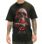 SULLEN CLOTHING ROBERTSON TATTOO SKULL ART BRUSH PUNK GOTH BLACK T SHIRT M-5XL