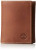 TIMBERLAND HUNTER BROWN GENUINE LEATHER CREDIT CARD ID LOGO TRIFOLD MEN WALLET