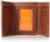 TIMBERLAND HUNTER BROWN GENUINE LEATHER CREDIT CARD ID LOGO TRIFOLD MEN WALLET