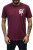 INK ADDICT VIKING MAROON ARTWORK TATTOO APPAREL SKULL NORDIC MEN'S T TEE SHIRT