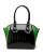 LUX DE VILLE LADY VAMP LIME GREEN SPARKLE RETRO PUNK ROCK HANDBAG PURSE TOTE