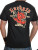Lucky 13 Grease Gas Glory Red Laughing Devil Punk Goth Tattoo T Shirt S-4Xl Lucky 13 Grease Gas Glory Red Laughing Devil Punk Goth Tattoo T Shirt S-4Xl