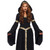 Leg Avenue Pagen Witch Cloak Gothic Dress Adult Womens Halloween Costume 85531