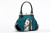Rock Rebel The Munsters Lily Teal Lace Kisslock Punk Goth Vegan Purse Handbag