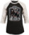 KISS BAND PHOTO GLITTER '76 BASEBALL JERSEY RAGLAN ROCK MUSIC T TEE SHIRT S-2XL