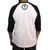 Sullen Clothing Badge of Honor Raglan Skull Tattoo Black/White T Shirt SCM0139