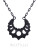 Restyle Lunar Crescent Pendant Solar Punk Gothic Emo Black Choker Charm Necklace Restyle Lunar Crescent Pendant Solar Punk Gothic Emo Black Choker Charm Necklace