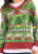 Faux Real Ugly Christmas Sweater Ladies Xmas Cats Holiday Cute Long Sleeve Shirt Faux Real Ugly Christmas Sweater Ladies Xmas Cats Holiday Cute Long Sleeve Shirt