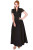 Lost Queen Rise of Dawn Dress Black Punk Rocker Scene Classy Long Maxi Dress Lost Queen Rise of Dawn Dress Black Punk Rocker Scene Classy Long Maxi Dress