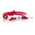 Rastaclat Sizzle Knotaclat Red White Blue America Shoelace Bracelet RC025SIZZ