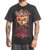 Sullen Crown of Roses Floral Punk Skull Jewels Tattoo Urban Mens Tee SCM1007