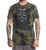 Sullen Matt Jordan Premium Lava Wash Tattoo Urban Skull Owl Mens Shirt SCM1364
