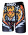 PSD Underwear Souvenir Tiger Face Animal Roar Big Face Men Boxer Briefs 21710005