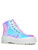 YRU Youth Rise Up Slayr Atlantis Women's Shoes Punk Colorful Prisms High-Tops