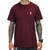 Sullen Clothing Standard Issue Burgundy White Logo Tattoo Skull Goth Art SCM0019 Sullen Clothing Standard Issue Burgundy White Logo Tattoo Skull Goth Art SCM0019