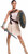 Rubies Costume Deluxe Beach Battle Wonder Woman Costume Halloween Outfit 820486