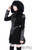 Restyle Future Goth Gothic Black Emo Punk Rocker Adult Womens Coat Jacket Restyle Future Goth Gothic Black Emo Punk Rocker Adult Womens Coat Jacket