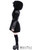 Restyle Future Goth Gothic Black Emo Punk Rocker Adult Womens Coat Jacket Restyle Future Goth Gothic Black Emo Punk Rocker Adult Womens Coat Jacket
