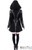 Restyle Future Goth Gothic Black Emo Punk Rocker Adult Womens Coat Jacket Restyle Future Goth Gothic Black Emo Punk Rocker Adult Womens Coat Jacket