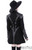 Restyle Future Goth Gothic Black Emo Punk Rocker Adult Womens Coat Jacket Restyle Future Goth Gothic Black Emo Punk Rocker Adult Womens Coat Jacket