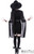 Restyle Cape Dress O-Rings Goth Rocker Emo Punk Womens Pencil Gothic Dress Restyle Cape Dress O-Rings Goth Rocker Emo Punk Womens Pencil Gothic Dress