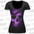 Lethal Angel Lace Skull Gothic Tattoo Punk Rock Womens Scoop Neck Shirt LT20427