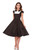 H&R London Tuxedo Dress Black White Knee Length Swing Retro Pinup Rockabilly H&R London Tuxedo Dress Black White Knee Length Swing Retro Pinup Rockabilly