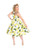 H&R Lemon Halter Day Sun Dress White Yellow Retro Pinup 1950's Style Rockabilly H&R Lemon Halter Day Sun Dress White Yellow Retro Pinup 1950's Style Rockabilly