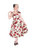 H&R London Vintage Rose Swing Day Sun Empire Dress Pinup 1950's Style Floral H&R London Vintage Rose Swing Day Sun Empire Dress Pinup 1950's Style Floral