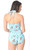 Esther Williams Palm Tree Classic Sheath Pinup Tropical Swimsuit 1 Piece E11167 Esther Williams Palm Tree Classic Sheath Pinup Tropical Swimsuit 1 Piece E11167