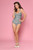 Esther Williams Gingham Classic Sheath Bathing Suit Swim Pin Up 1 Piece E11082