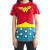Dc Comics Wonder Woman Logo Costume Junior Womens T Shirt Xl