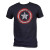 AUTHENTIC CAPTAIN AMERICA USA STAR VINTAGE DISTRESSED MARVEL COMICS SHIRT S-2XL