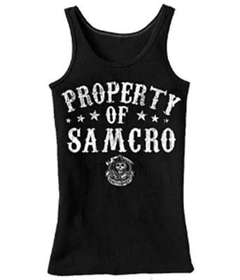 Sons Of Anarchy Property Of Samcro Soa Juniors Girls Tank Top T
