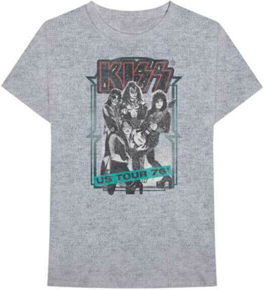 Impact Kiss Vintage Style Logo Heavy Metal 70s 80s Music Glam Rock Band T Shirt KISS31 - M Regular