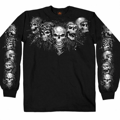 Mens T-Shirt WALKING DEAD Skulls SAND Tattoo Motorcycle Biker AFF Mens T-Shirt WALKING DEAD Skulls SAND Tattoo Motorcycle Biker AFF