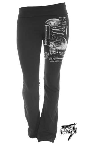 【SCENERITY】Finger Brushed Pants Se7en Deadly Medical Malpractice Instruments Gothic Punk