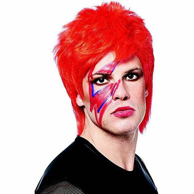 Forum Novelties Orange David Bowie Rock Star Adult Costume Wig : Target