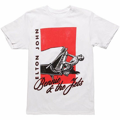 Elton John Bennie & The Jets Piano Glam Pop Classic Rock Music T