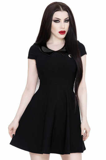 Killstar Lucine Skater Dress - a dress fit for a moon witch