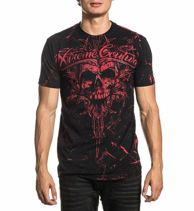 Xtreme Couture By Affliction Men's T-Shirt VICTORY Skull - Foto 2