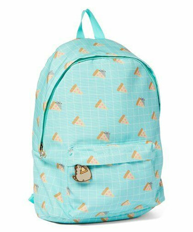Pusheen Cat Pizza Retro Kitty Kawaii Mint School Book Bag Backpack ...