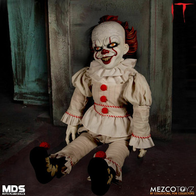 Mezco Toyz IT Pennywise MDS Roto Plush Horror Movie Scary Clown