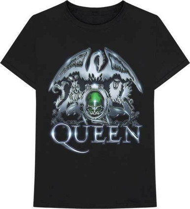 Queen Metal Crest Logo Classic Rock Freddie Mercury Music