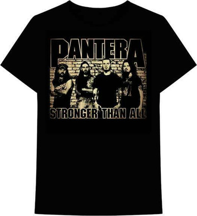 Pantera Brick Wall Stronger Than All Thrash Metal Music Band T Shirt 31511353 Pantera Brick Wall Stronger Than All Thrash Metal Music Band T Shirt 31511353